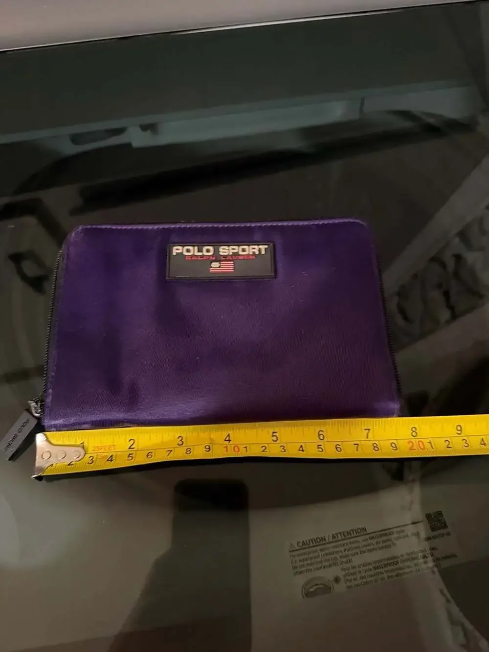 vintage 1990s Ralph Lauren Polo Sport zip-around oversized wallet